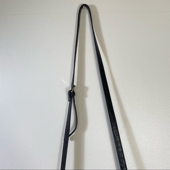 Carpisa Kuvera  Mettalic Pebble Grain Faux Leather Structured Bag Cross Body - Picture 12 of 14